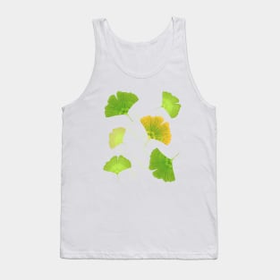 Leaves of Ginkgo biloba Tank Top